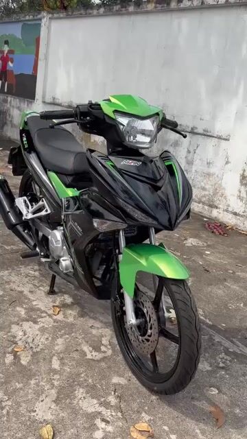 Yamaha Exciter 150 Đen Xanh. Mua bán Xe máy tại Thị xã Bến Cát Bình Dương được đăng bởi xe máy trả góp tín nghĩa  hình 1