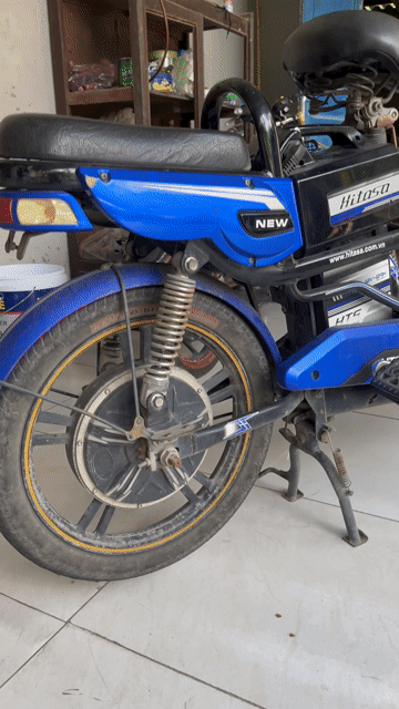 Xe đạp điện Hitaso Xanh. Mua bán Xe đạp tại Huyện Bến Lức Long An được đăng bởi Lê Tường Vy hình 1