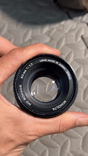 Ống kính Minolta MD Rokkor 50mm f/1.7. Mua bán Máy ảnh, Máy quay tại Huyện Phúc Thọ Hà Nội được đăng bởi Soukthavy LouangAmath hình 1
