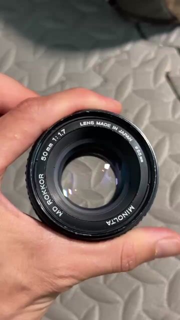 Ống kính Minolta MD Rokkor 50mm f/1.7. Mua bán Máy ảnh, Máy quay tại Huyện Phúc Thọ Hà Nội được đăng bởi Soukthavy LouangAmath hình 1