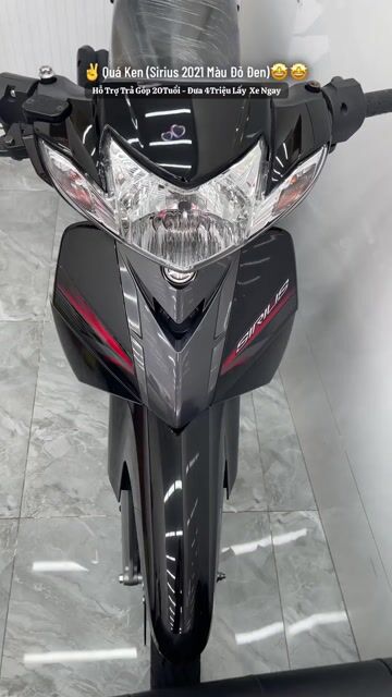 Yamaha Sirius 2021 Đỏ đen 9000km. Mua bán Xe máy tại Huyện Châu Thành Đồng Tháp được đăng bởi Gia Kiệt  hình 1