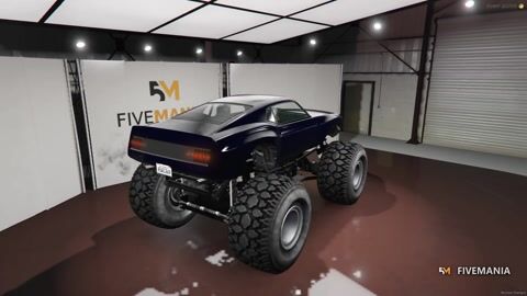 FIVEM Domgtt2 | Classic Muscle Monster Truck [Unbadged] Add-On | High Suspension | Off-Road Tires | Custom Chassis | Add-On | Optimized | Fivem Ready | High Quality, video preview