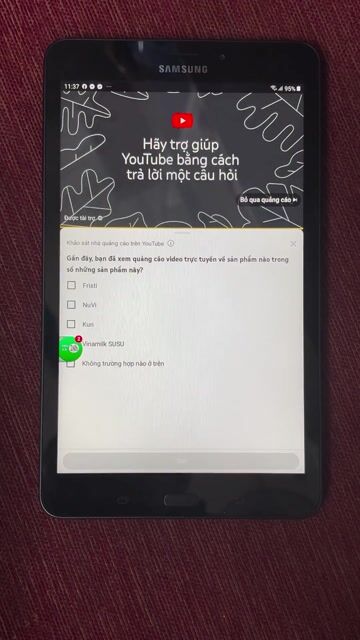 Sam Sung Tab A T385 đen. Mua bán Máy tính bảng tại Huyện Hoài Đức Hà Nội được đăng bởi ok hình 1
