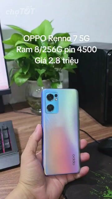OPPO Reno 7 5G 256GB zin còn vân tay màn. Mua bán Điện thoại tại Quận Hà Đông Hà Nội được đăng bởi Shop Điện Thoại Cũ Zin hình 1