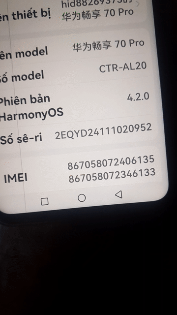 Huawei Ẻnojj 70 Pro . Mua bán Điện thoại tại Thành phố Dĩ An Bình Dương được đăng bởi bụi phát tai hình 1
