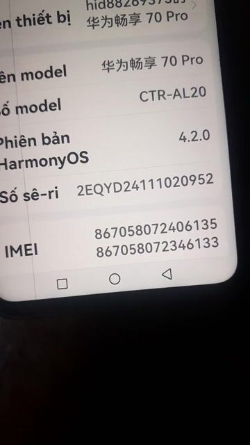 Huawei Ẻnojj 70 Pro . Mua bán Điện thoại tại Thành phố Dĩ An Bình Dương được đăng bởi bụi phát tai hình 1