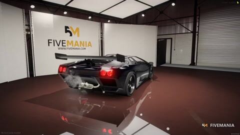 FIVEM 500gtlam | Realistic Sports Car [Unbadged] Add-On | Working Lights | Custom Spoiler | High Performance | Add-On | Optimized | Fivem Ready | High Quality — video preview