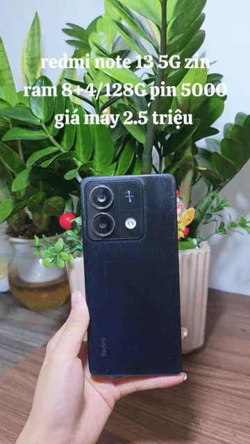 Xiaomi Redmi Note 13 5G 128GB Đen. Mua bán Điện thoại tại Quận Hà Đông Hà Nội được đăng bởi Shop Điện Thoại Cũ Zin hình 1