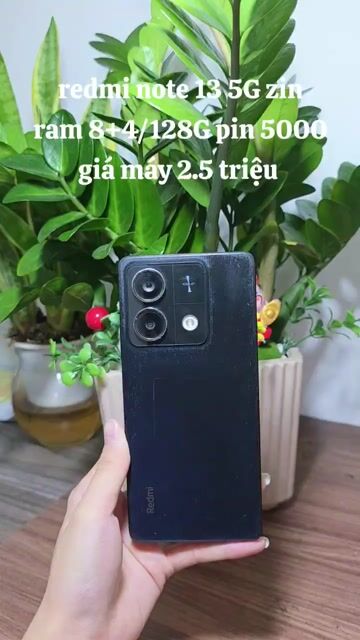 Xiaomi Redmi Note 13 5G 128GB Đen. Mua bán Điện thoại tại Quận Hà Đông Hà Nội được đăng bởi Shop Điện Thoại Cũ Zin hình 1