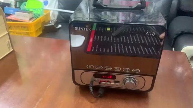 Loa Bluetooth Sunteck A18 Đen, Nâu. Mua bán Tivi, Âm thanh tại Quận 3 Tp Hồ Chí Minh được đăng bởi TÙNG GIA PHÁT hình 1