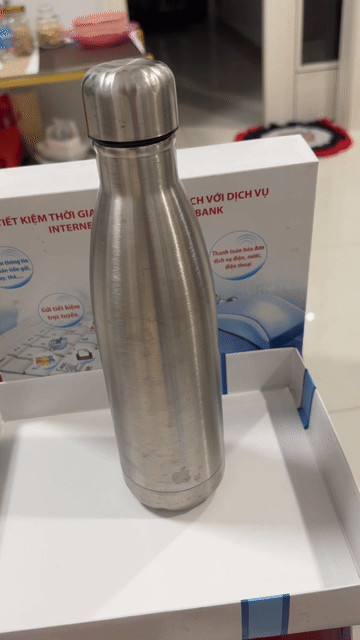 Bình nước Inox 304 Bạc 350ml. Mua bán Dụng cụ nhà bếp tại Quận 6 Tp Hồ Chí Minh được đăng bởi cô kiều hình 1