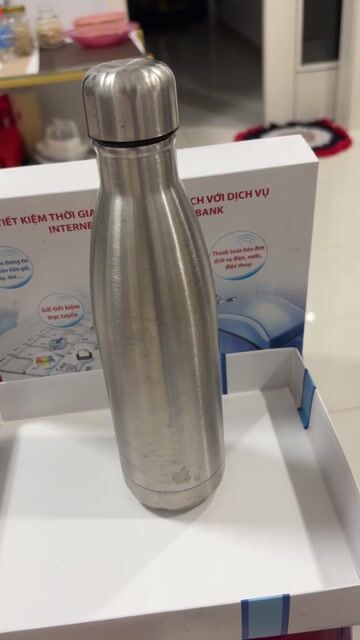 Bình nước Inox 304 Bạc 350ml. Mua bán Dụng cụ nhà bếp tại Quận 6 Tp Hồ Chí Minh được đăng bởi cô kiều hình 1