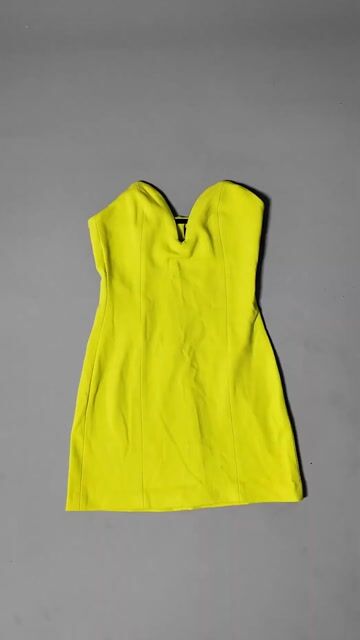 Zara Green Mini Boobtube Dress – Size XS | Like New | Party