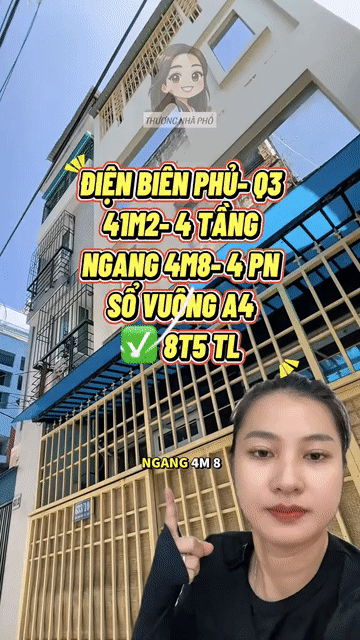 Mua bán Nhà ở Quận 3 Tp Hồ Chí Minh diện tích 41 m² giá 8,5 tỷ