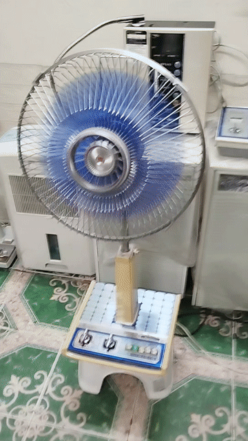 Quạt lửng Sharp 30cm Xanh Bạc. Mua bán Quạt tại Quận Hoàng Mai Hà Nội được đăng bởi TOÀN JAPAN hình 1