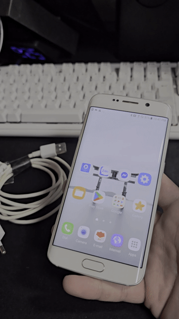 Samsung Galaxy S6 Edge Trắng Nguyên zin. Mua bán Điện thoại tại Quận 8 Tp Hồ Chí Minh được đăng bởi S Ii Ultra hình 1