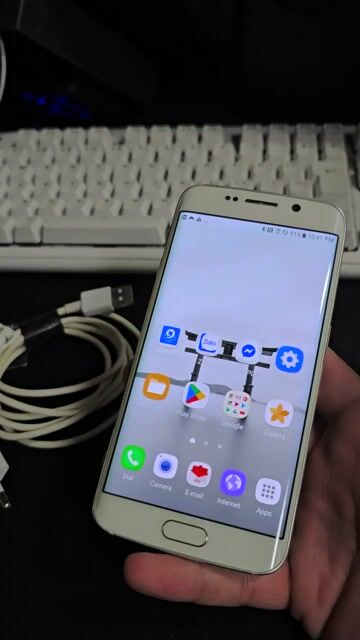 Samsung Galaxy S6 Edge Trắng Nguyên zin. Mua bán Điện thoại tại Quận 8 Tp Hồ Chí Minh được đăng bởi S Ii Ultra hình 1