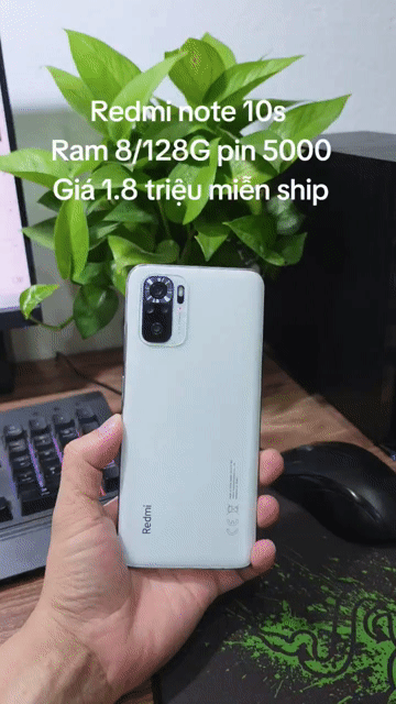 Redmi Note 10S 8GB/128GB zin full vân tay face id. Mua bán Điện thoại tại Quận Hà Đông Hà Nội được đăng bởi Shop Điện Thoại Cũ Zin hình 1