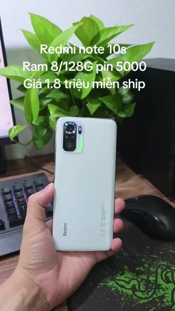 Redmi Note 10S 8GB/128GB zin full vân tay face id. Mua bán Điện thoại tại Quận Hà Đông Hà Nội được đăng bởi Shop Điện Thoại Cũ Zin hình 1