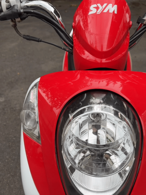 SYM Elite 50 Đỏ trắng 12000 km. Mua bán Xe máy tại Thành phố Thuận An Bình Dương được đăng bởi xe máy phước thịnh hình 1