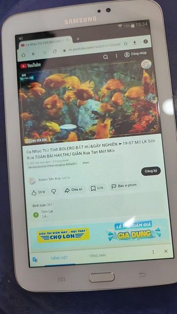 Samsung tab 3 t210. Mua bán Máy tính bảng tại Quận Bình Thạnh Tp Hồ Chí Minh được đăng bởi Ngọc Như Quang hình 1
