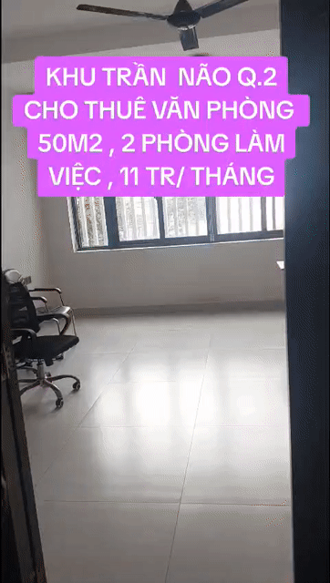 Cho thuê Văn phòng, Mặt bằng kinh doanh Thành phố Thủ Đức Tp Hồ Chí Minh diện tích 50 m² giá 11 triệu/tháng