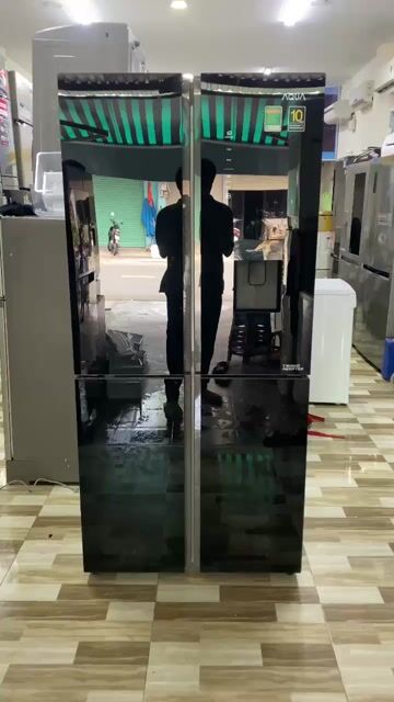Tủ lạnh Aqua 516L 4 cánh Đen mặt Gương Sang bền. Mua bán Tủ lạnh tại Thành phố Thủ Đức Tp Hồ Chí Minh được đăng bởi PHƯỚC THƯ Kho Điện Máy hình 1