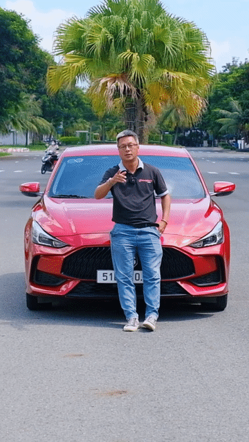MG MG5 2024 Tiêu Chuẩn CVT 28.000 KM Đỏ Xe Cá Nhân. Mua bán Ô tô tại Thành phố Thủ Đức Tp Hồ Chí Minh được đăng bởi Kênh Xe Lướt 24h hình 1