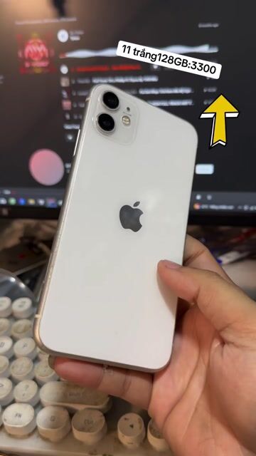 11 128GB Trắng. Mua bán Điện thoại tại Quận Tân Bình Tp Hồ Chí Minh được đăng bởi như ý hình 1