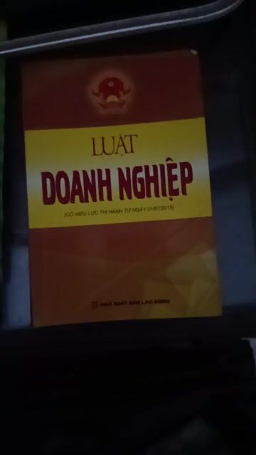 Luật Doanh Nghiệp - Nhà xuất bản Lao động (2015). Mua bán Sách tại Quận Tây Hồ Hà Nội được đăng bởi New Trendy Way hình 1