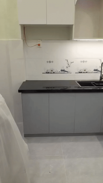 Tủ bếp Nhựa Góc L màu Xám. Mua bán Tủ, kệ gia đình tại Huyện Hóc Môn Tp Hồ Chí Minh được đăng bởi Nguyên tủ bếp nhựa ECOPLAST hình 1