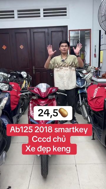 Honda Ab125 2018 smartkey cccd chủ. Mua bán Xe máy tại Thành phố Thủ Đức Tp Hồ Chí Minh được đăng bởi Lê Hạnh hình 1