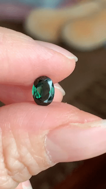 Đá quý Tourmaline Xanh 0.78 cara. Mua bán Đồ sưu tầm, đồ cổ tại Huyện Tánh Linh Bình Thuận được đăng bởi Trần hoàng  hình 1
