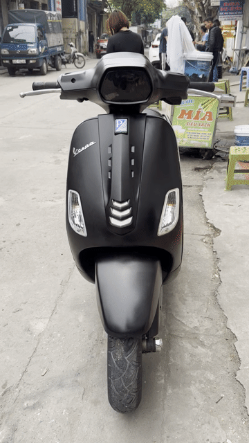Piaggio Vespa LX 125 Đen nhám xe đẹp. Mua bán Xe máy tại Quận Nam Từ Liêm Hà Nội được đăng bởi An Nhiên Nguyễn hình 1