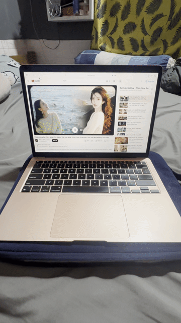 Apple MacBook Air M1 256GB Vàng hồng. Mua bán Laptop tại Thành phố Hội An Quảng Nam được đăng bởi Nam hình 1
