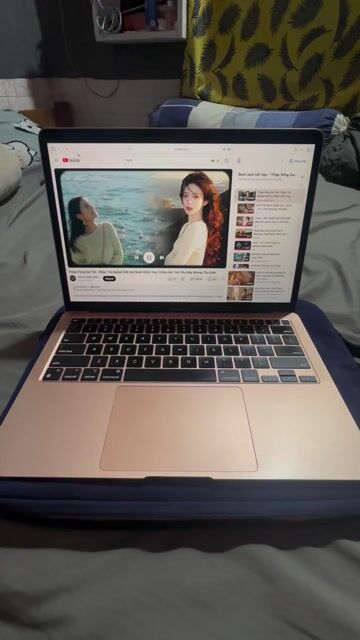 Apple MacBook Air M1 256GB Vàng hồng. Mua bán Laptop tại Thành phố Hội An Quảng Nam được đăng bởi Nam hình 1