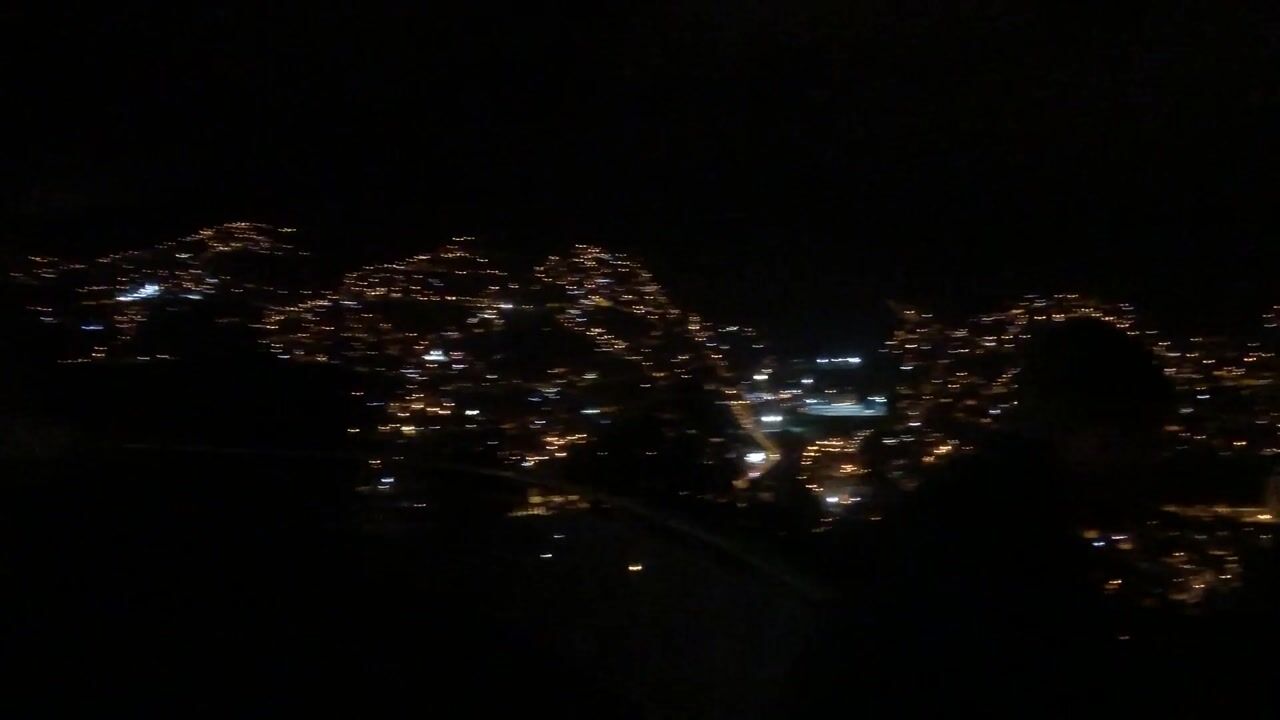 Pico dos Barcelos in the evening: video from Pico dos Barcelos, Madeira
