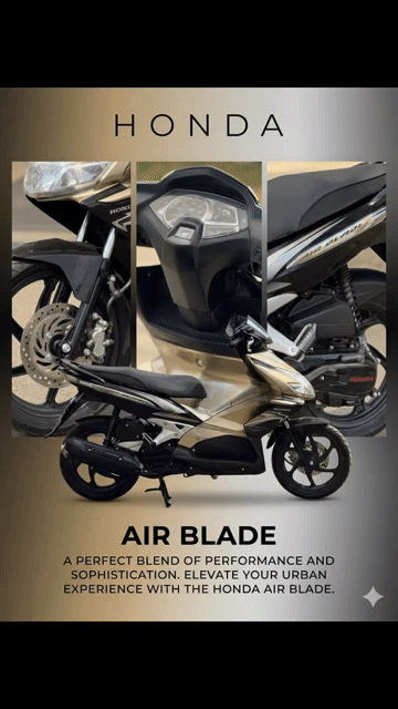 Honda Air Blade FI 2010 Vàng đồng. Mua bán Xe máy tại Huyện Trảng Bom Đồng Nai được đăng bởi Của Hàng Xe Máy U Phong hình 1