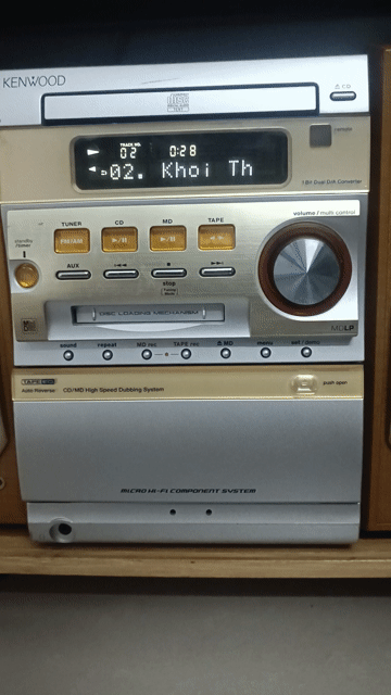 Dàn âm thanh mini Kenwood CD Cassette. Mua bán Tivi, Âm thanh tại Quận 12 Tp Hồ Chí Minh được đăng bởi Nhân Tâm Đắc hình 1