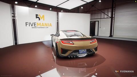 FIVEM Hynsx | Realistic Sports Car [Badged] Add-On | Interior & Exterior | Optimized | Fivem Ready | High Quality — video preview