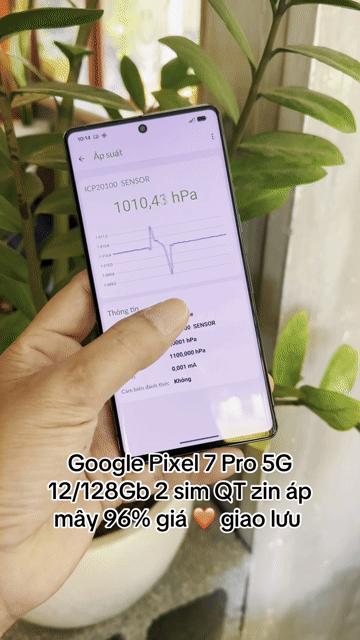 Google Pixel 7 Pro 5G 12/128gb 2 sim zin áp Q tế. Mua bán Điện thoại tại Thành phố Mỹ Tho Tiền Giang được đăng bởi LH Max Dilys hình 1