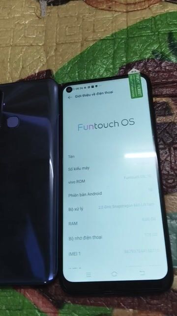 Vivo Y50 8GB/128GB Xanh pin trau may mạnh. Mua bán Điện thoại tại Quận 1 Tp Hồ Chí Minh được đăng bởi Toàn thắng sĩ mobi hình 1