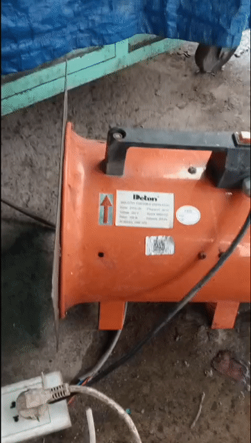 Quạt thông gió Deton INDUSTRY PORTABLE VENTILATOR. Mua bán Quạt tại Huyện Hóc Môn Tp Hồ Chí Minh được đăng bởi An Tường hình 1