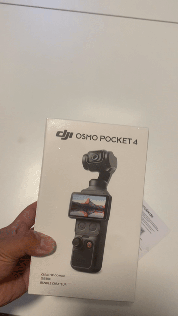 (new) DJI Osmo Pocket 4 Creator Combo có bảo hành. Mua bán Máy ảnh, Máy quay tại Quận 11 Tp Hồ Chí Minh được đăng bởi Hiền Lương Vĩ hình 1
