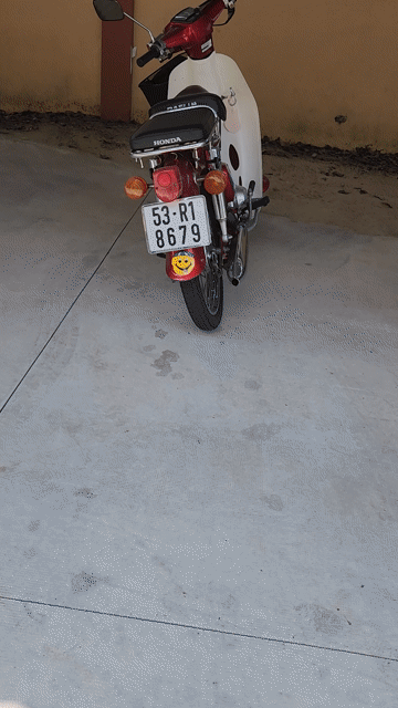 Honda DH88 Đỏ Trắng. Mua bán Xe máy tại Thành phố Thủ Dầu Một Bình Dương được đăng bởi Dang Kim hình 1