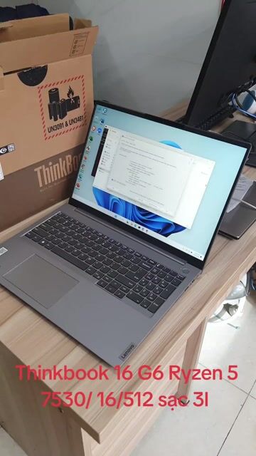 Lenovo Thinkbook 16 G6_ Full Box 16/512G . Mua bán Laptop tại Quận Tân Bình Tp Hồ Chí Minh được đăng bởi TẤN PHÁT hình 1