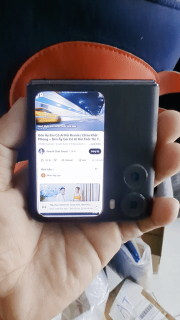 Oppo Find N2 Flip 256GB ngoại hình đẹp. Mua bán Điện thoại tại Quận 8 Tp Hồ Chí Minh được đăng bởi Gia Huy hình 1