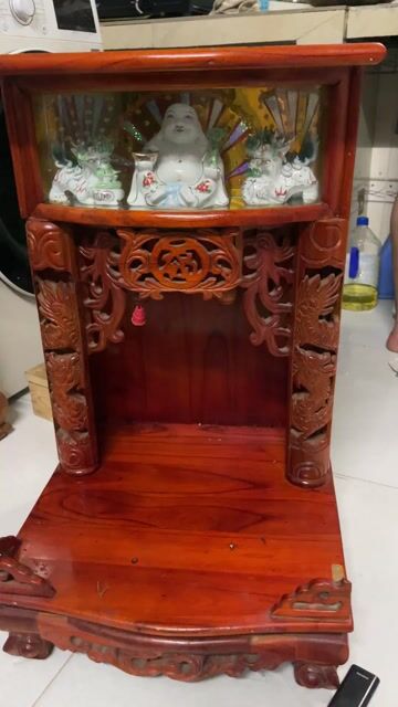 Bàn thờ Thần Tài Gỗ Nâu đỏ. Mua bán Nội thất, đồ gia dụng khác tại Thành phố Thủ Đức Tp Hồ Chí Minh được đăng bởi trần thị thùy dung hình 1