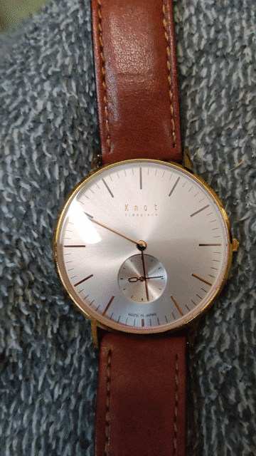 Knot 38mm Nâu Kính Sapphire Máy Nhật. Mua bán Đồng hồ tại Thành phố Long Xuyên An Giang được đăng bởi ĐIỆN CƠ 5 BẰNG hình 1
