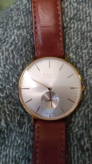 Knot 38mm Nâu Kính Sapphire Máy Nhật. Mua bán Đồng hồ tại Thành phố Long Xuyên An Giang được đăng bởi ĐIỆN CƠ 5 BẰNG hình 1